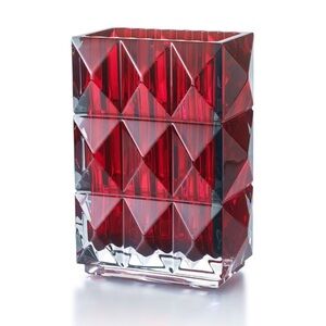 Baccarat Crystal Louxor Red Vase